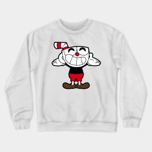 Happy Cuphead Crewneck Sweatshirt